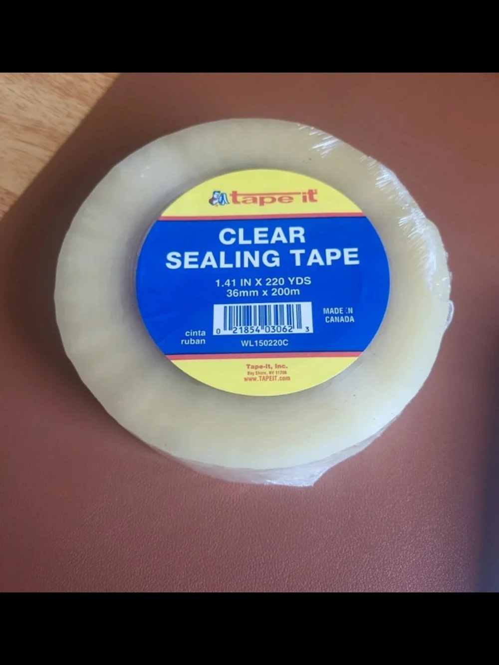 3 Clear Sealing Tape - 3  RollS